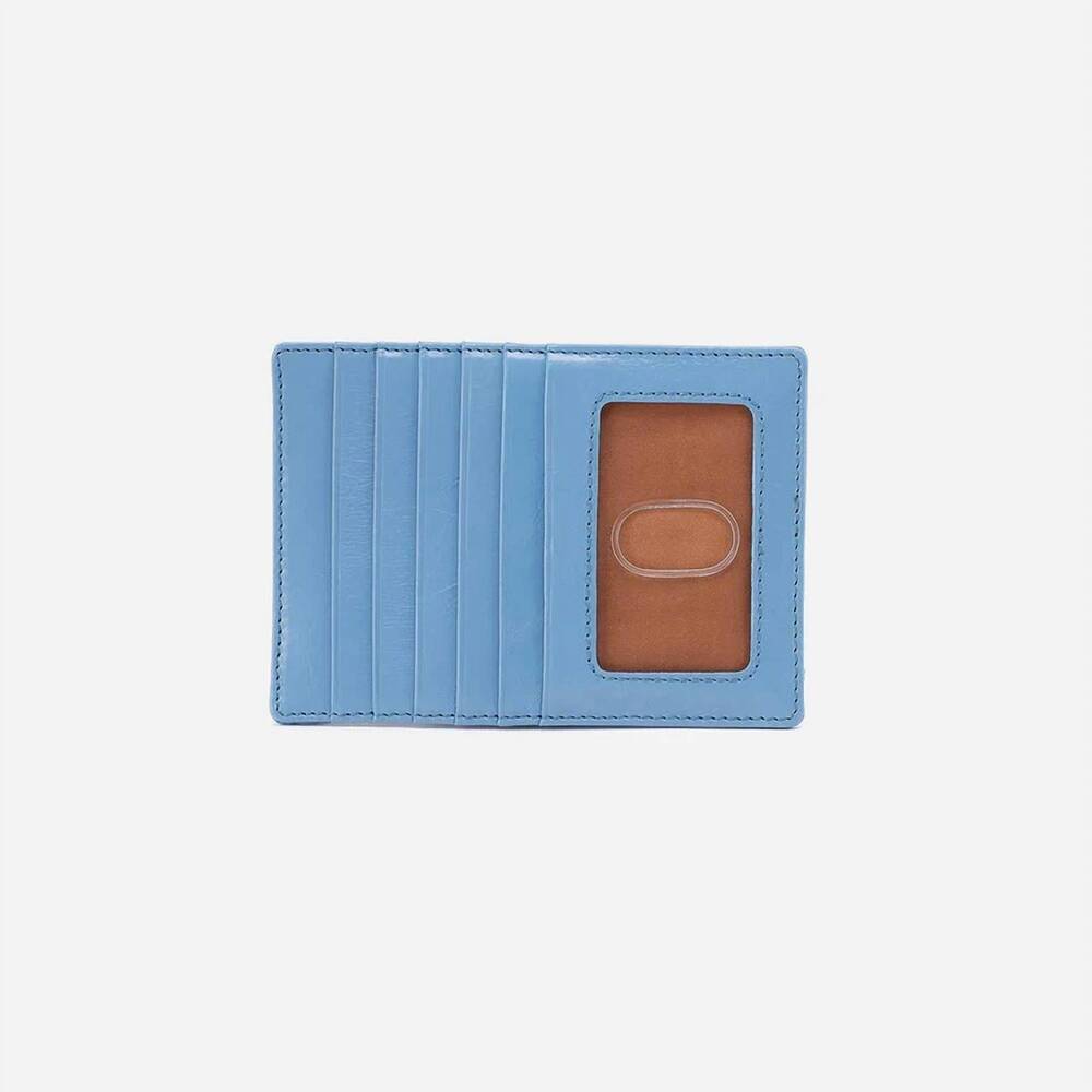 NEW HOBO women's euro slide wallet in faded denim